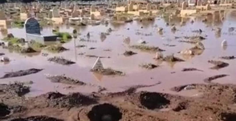 بعدما غمرت المياه قبورها وحولتها لبرك مائية .. قرار جديد بشأن مقبرة الغفران 