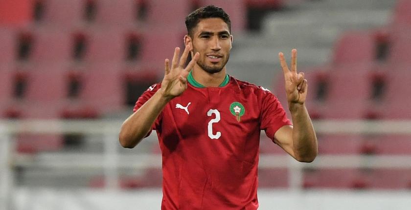استفتاء.. الدولي المغربي "أشرف حكيمي" أفضل ظهير أيمن في العالم