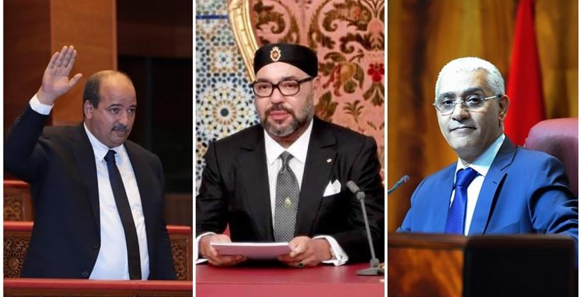 جلالة الملك يهنئ رئيسا مجلسي النواب والمستشارين