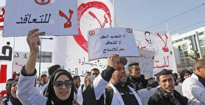 ابتدائية الرباط تصدر قرارها بخصوص محاكمة الفوج الأول من "أساتذة التعاقد"