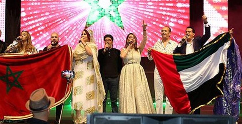 تألق نجوم مغاربة بكورنيش أبو ظبي 