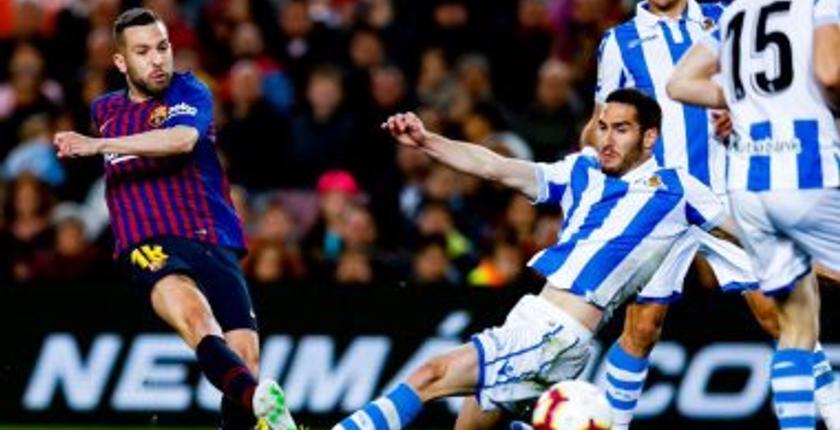 برشلونة يعزز صدارته للدوري الاسباني بثنائية في مرمى سوسيداد