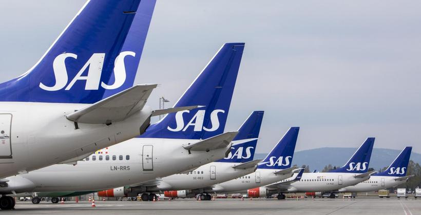 SAS annonce l'annulation de 1200 vols lundi et mardi