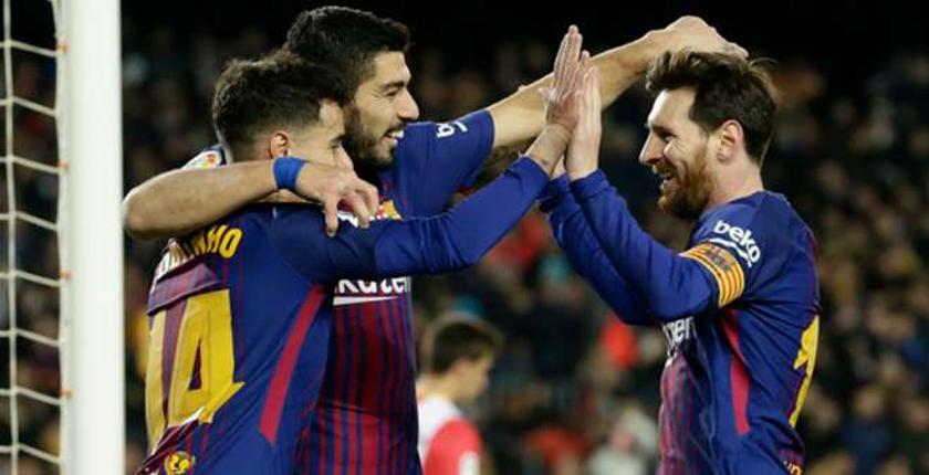 برشلونة يواجه فياريال بالقوة الضاربة