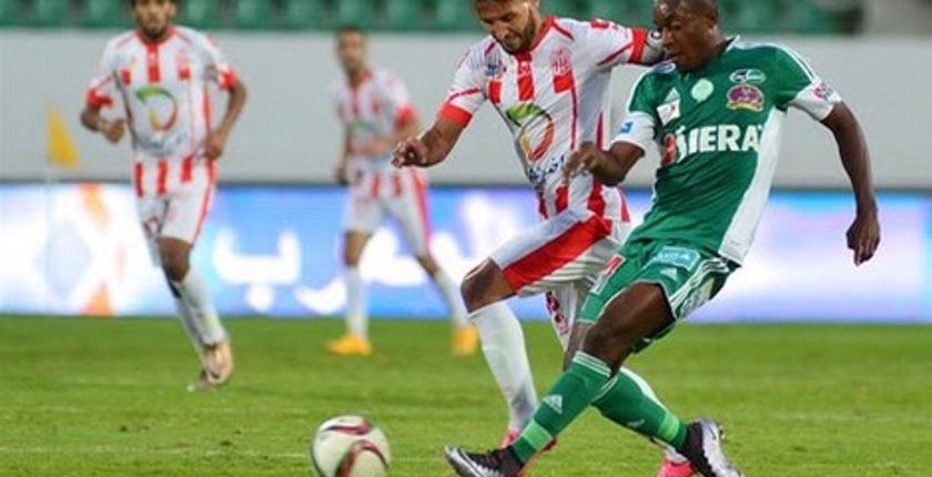 حسنية أكادير يتعادل مع الرجاء في أول قمة مغربية بكأس "الكاف"