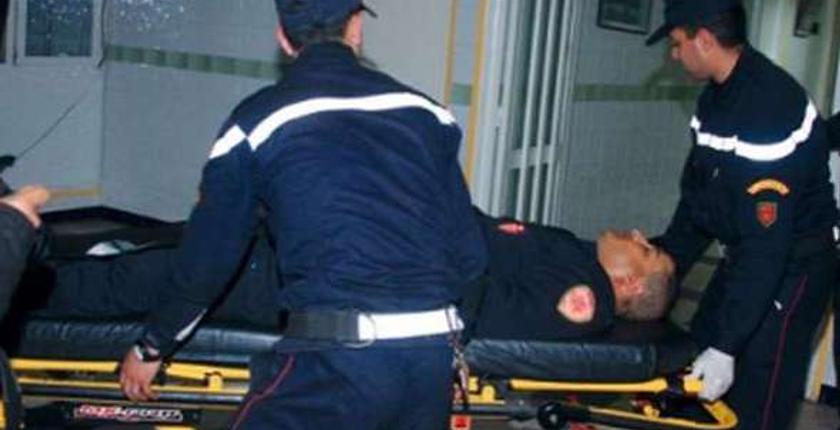 بالتفاصيل ..  مجرم خطير يقتحم دائرة أمنية ويبتر إصبع عميد ممتاز بالبيضاء