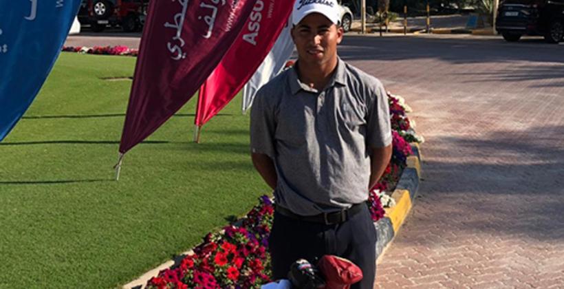 Open international de golf du Qatar (amateurs) : le Marocain Ayoub Id-Omar termine la première journée à la troisième position
