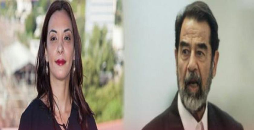 قناة الجزيرة تقدم لبنى أبيضار على أنها حفيدة صدام حسين 