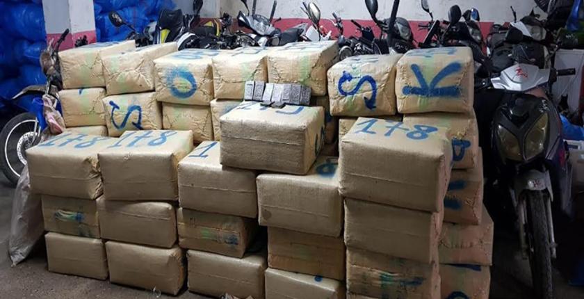 تطوان.. الجمارك تحجز طنين من المخدرات المعدة للتصدير