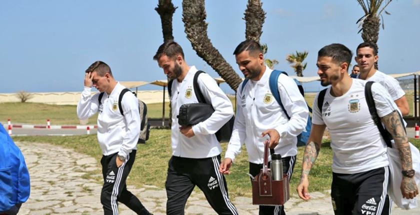 منتخب "التانغو" يحل بطنجة لمواجهة أسود الأطلس