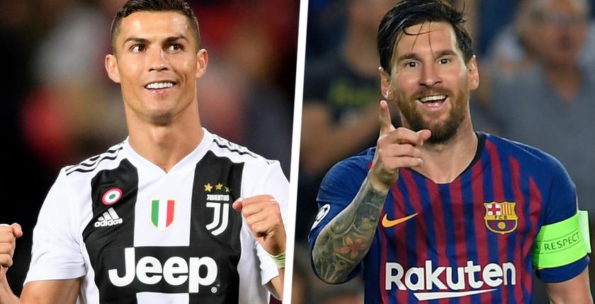 ميسي ورونالدو على رأس التشكيلة المثالية لأسبوع دوري أبطال أوروبا