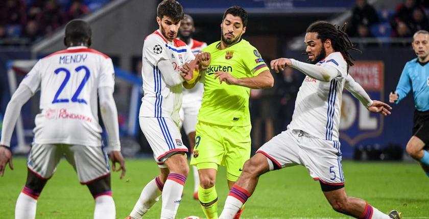 برشلونة يخشى مفاجآت ليون في دوري أبطال أوروبا