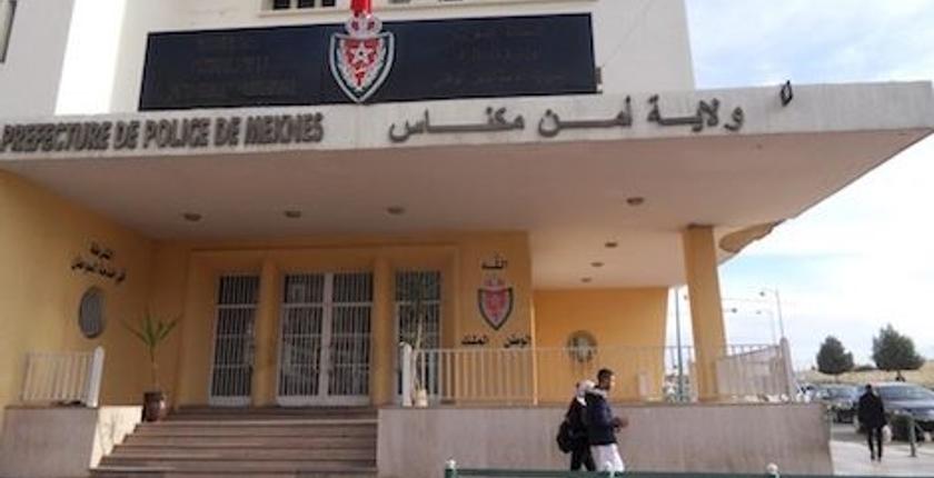 ضابط شرطة بمكناس  يستعمل سلاحه الوظيفي لتوقيف مجرمين من ذوي السوابق القضائية