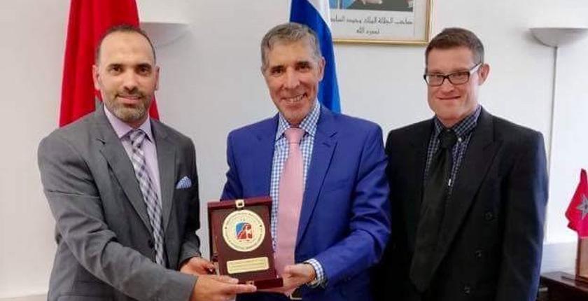 توشيح سفير المغرب بفنلندا بوسام "الأسد الفنلندي"
