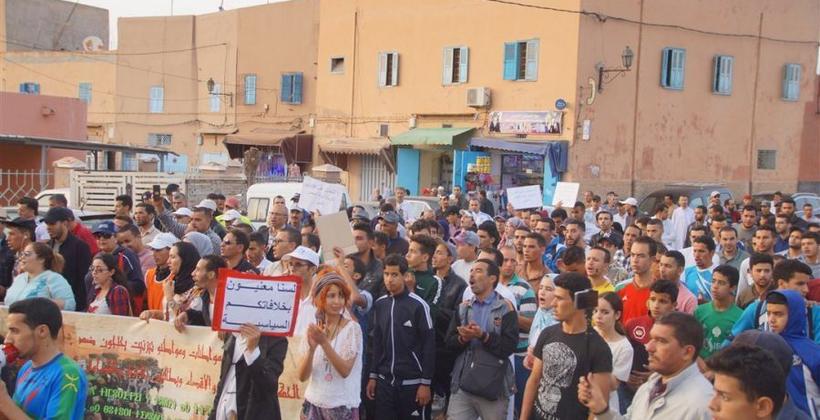 "التهميش والحكرة"  يخرج ساكنة تزنيت للإحتجاج 