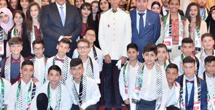 الأمير مولاي الحسن يستقبل الأطفال المقدسيين