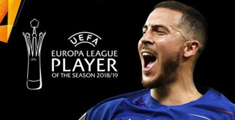 هازارد يتوج بجائزة أفضل لاعب في الدوري الأوروبي 2019 