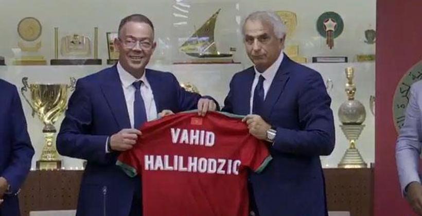 رسميا.. وحيد خليلوزيتش مدربا لأسود الأطلس خلفا لرونار