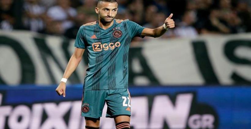 بهدف عالمي...زياش يقود أياكس إلى التعادل أمام باوك بالدور التمهيدي لدوري الأبطال