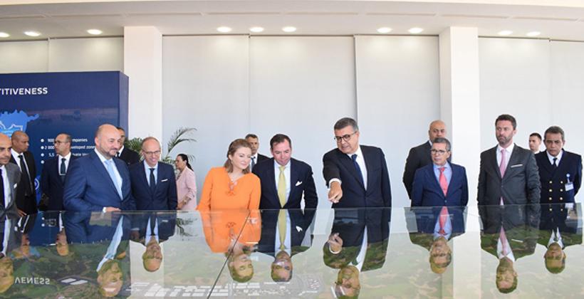 Le Grand-Duc héritier de Luxembourg visite Tanger Med