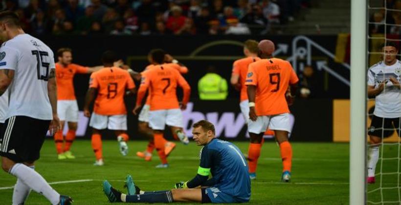 رباعية هولندية تصعق الألمان في صدام مثير بتصفيات يورو 2020