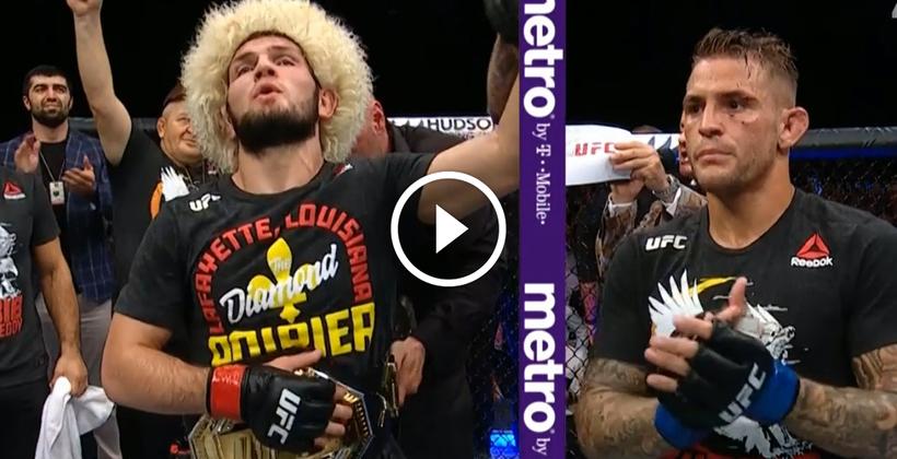 الروسي حبيب نور محمدوف يصنع التاريخ في بطولة UFC أبوظبي