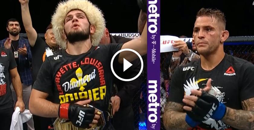 الروسي حبيب نور محمدوف يصنع التاريخ في بطولة UFC أبوظبي