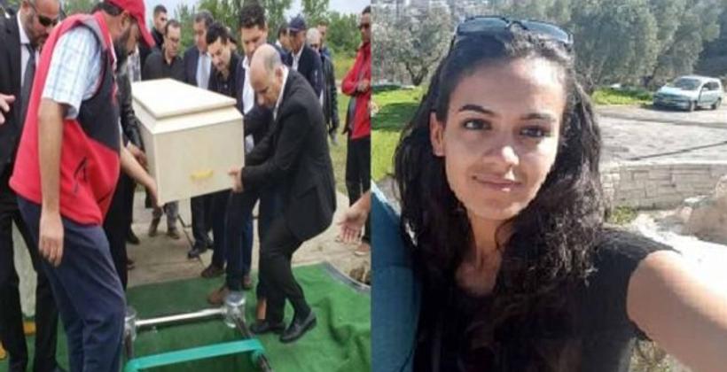تشييع جثمان الربانة المغربية الشابة هند برش التي قضت في حادث تحطم طائرتها بكندا