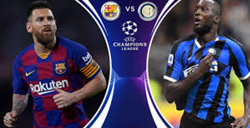 برشلونة يحل ضيفا ثقيلا على انتر ميلان بدوري الأبطال 