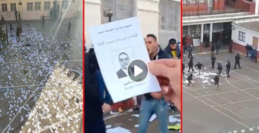 الانتخابات الرئاسية بالجزائر...المحتجون يقتحمون مراكز الاقتراع وتضخيم إعلامي لنسب المشاركة