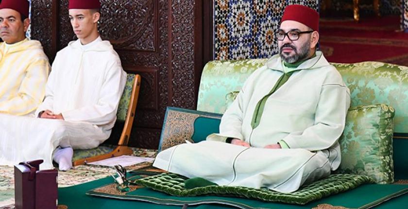 أمير المؤمنين يترأس حفلا دينيا  إحياء  لذكرى وفاة الحسن الثاني