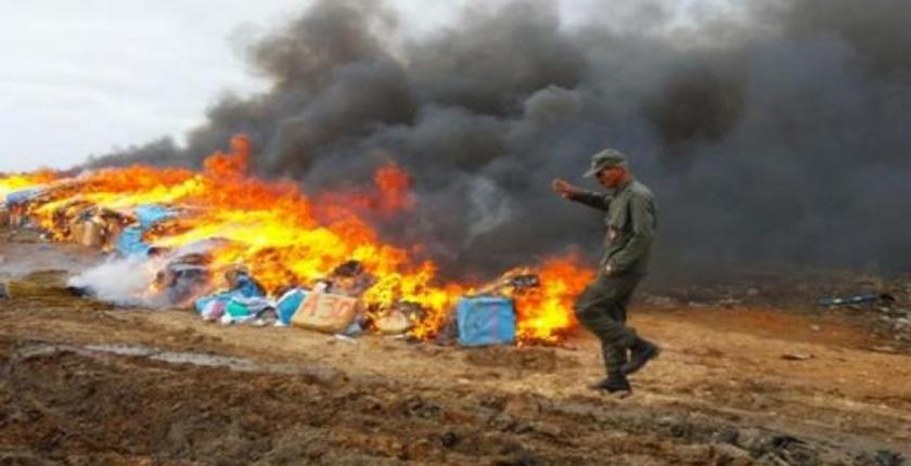 بالتفاصيل .. إحراق كوكايين محجوز تقدر قيمته بالملايير في مطرح مديونة