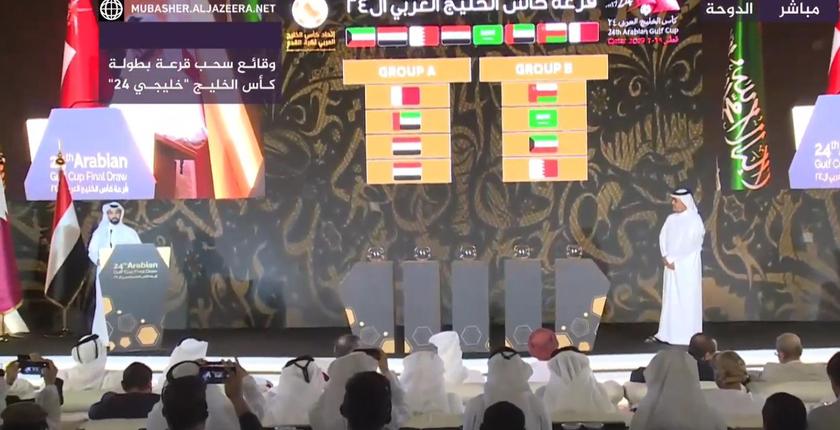قرعة متوازنة لدور المجموعات بخليجي 24