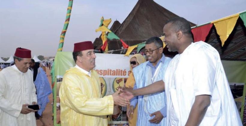 Forte affluence sur le pavillon marocain à l'exposition du Festival des villes anciennes de Chinguetti