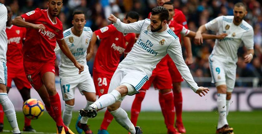 قمة نارية بين ريال مدريد وإشبيلية في الليغا
