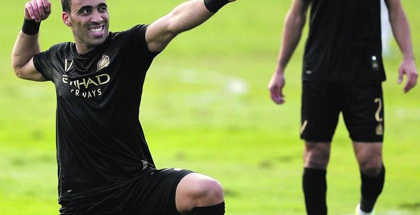 المغربي عبدالرزاق حمدالله يحقق رقما قياسيا في كأس خادم الحرمين الشريفين