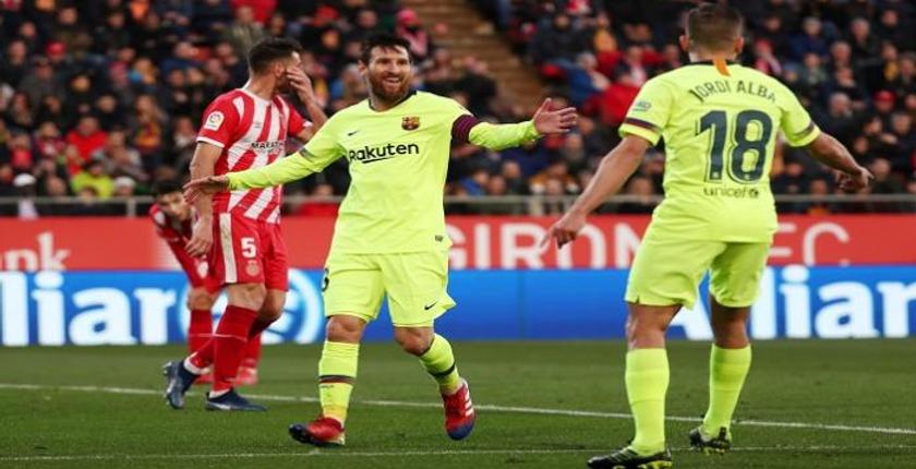 برشلونة يهزم جيرونا بثنائية ويواصل الابتعاد في صدارة الليغا