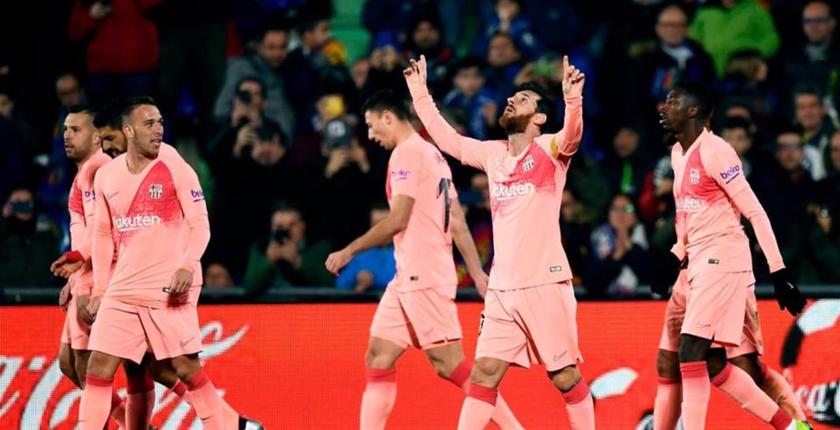برشلونة يطيح بخيتافي و يبتعد في صدارة الليغا 