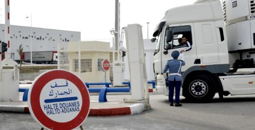 طنجة...إحباط عملية تهريب كمية من المخدرات بشاحنة للنقل الدولي