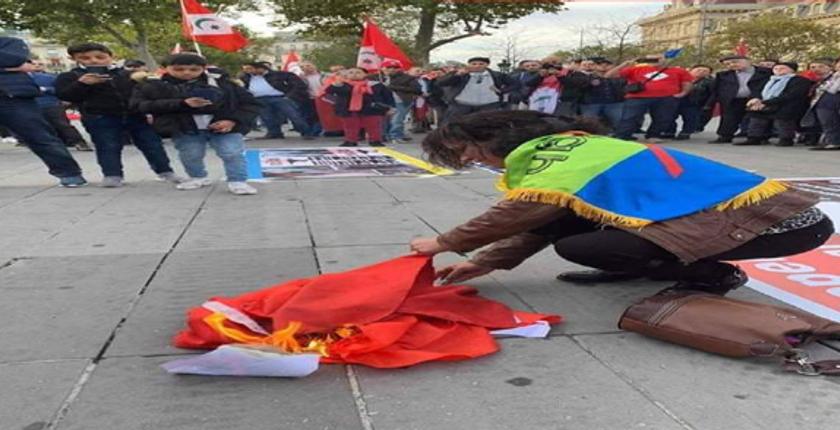 حرق العلم المغربي بفرنسا يثير جدلا واسعا.. ومجلس الجالية يندد بـ"المؤامرة"