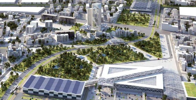 Une délégation chinoise visite le chantier de construction de la Cité Mohammed VI Tanger Tech