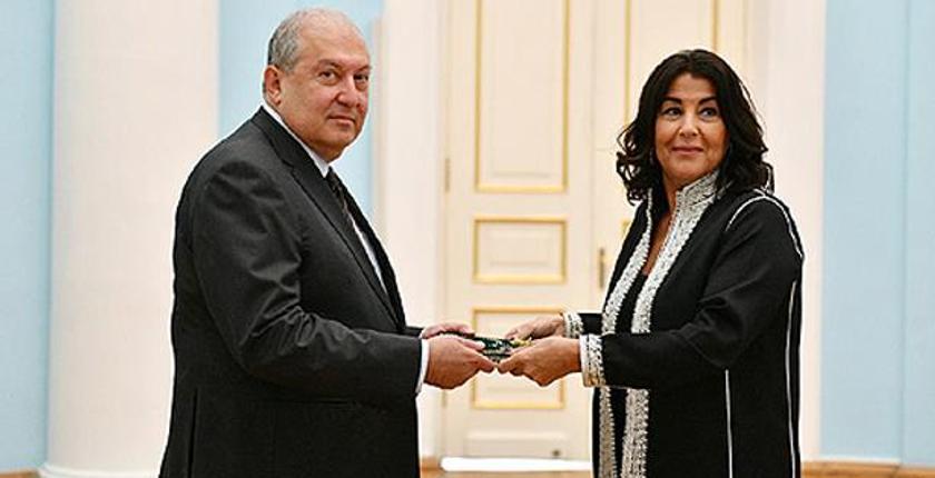 سفيرة المغرب لدى أرمينيا تقدم أوراق اعتمادها