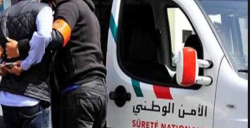 بطل فيديو السرقة تحت التهديد بالسلاح في قبضة رجال الأمن بالبيضاء