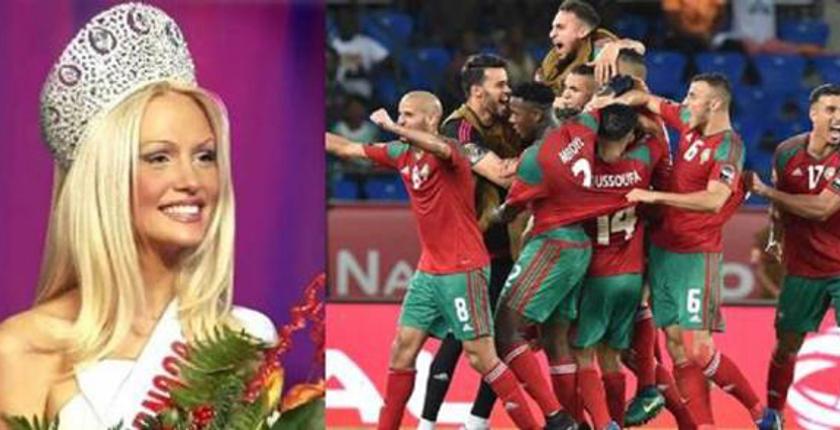 ألبوم صور.. المغاربة يستضيفون  سفيرة مونديال روسيا 2018 