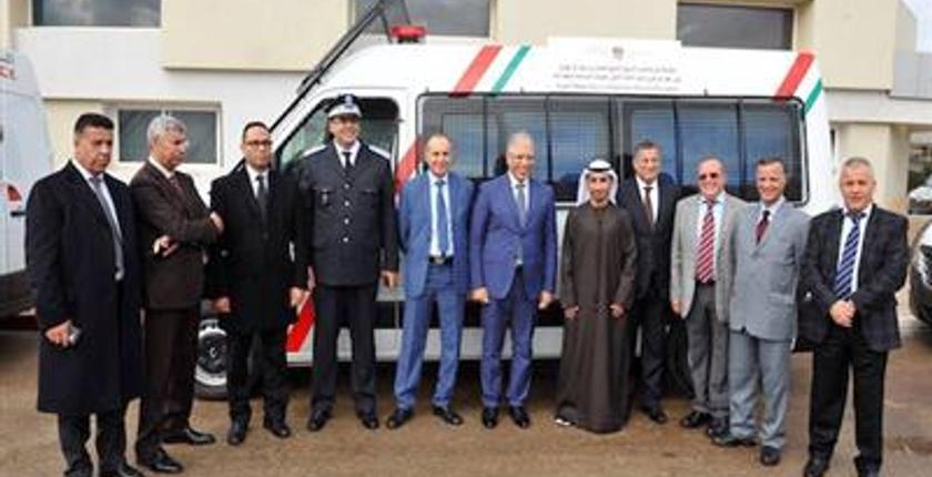 محمد بن زايد آل نهيان يقدم هبة لولاية أمن الرباط
