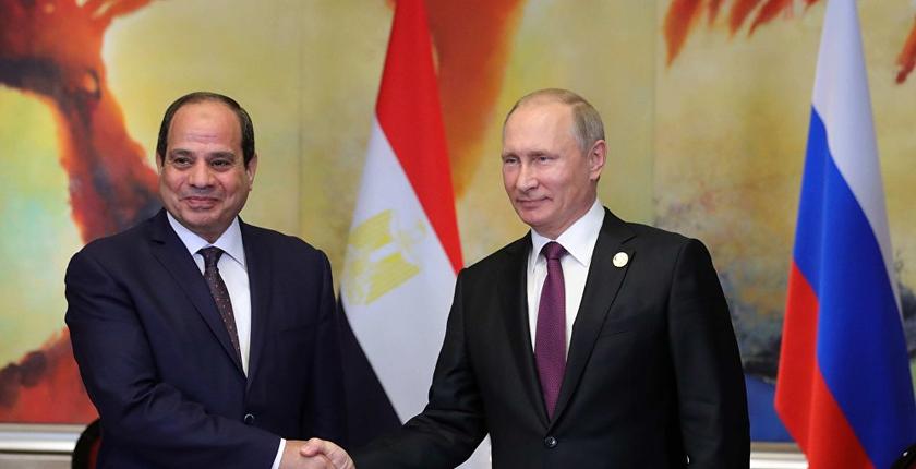 فلاديمير بوتين يصل القاهرة للقاء السيسي