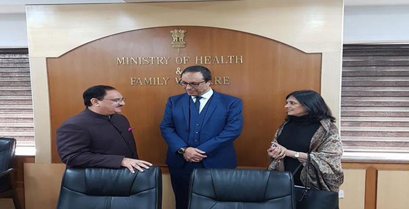 المغرب يوقع مذكرة تفاهم مع الهند في مجالات الصحة 