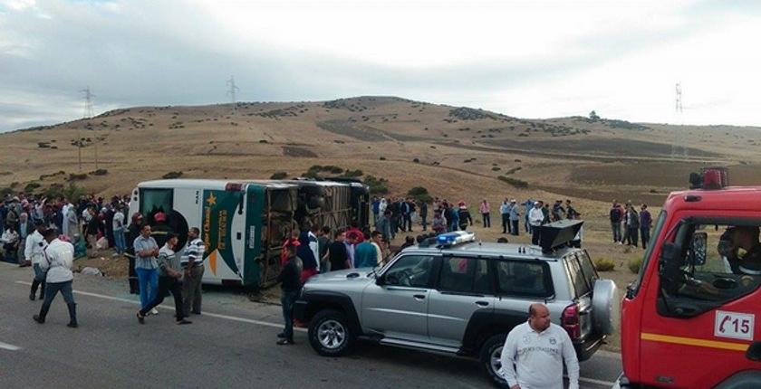إصابة 18 شخصا في حادثة سير خطيرة بالخميسات 