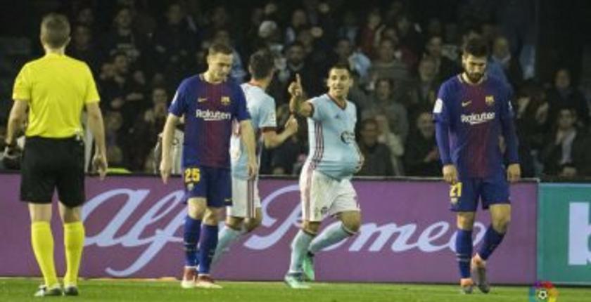 سيلتا فيغو يفرض التعادل على برشلونة في الليغا