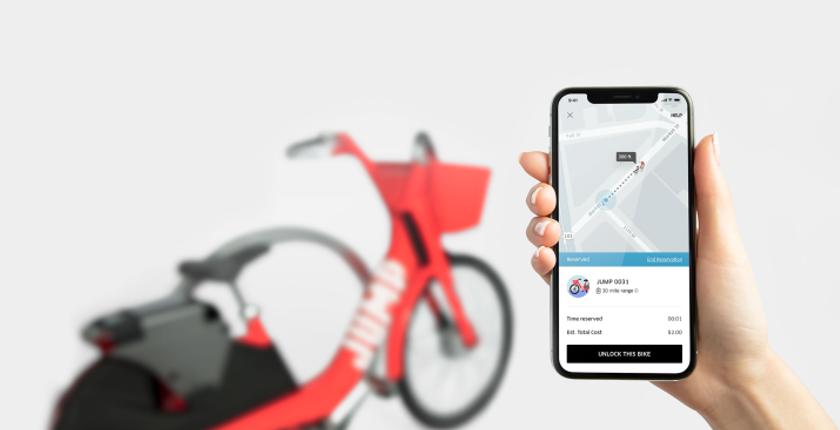 شركة Uber تضع يدها على شركة معروفة للدراجات التشاركية